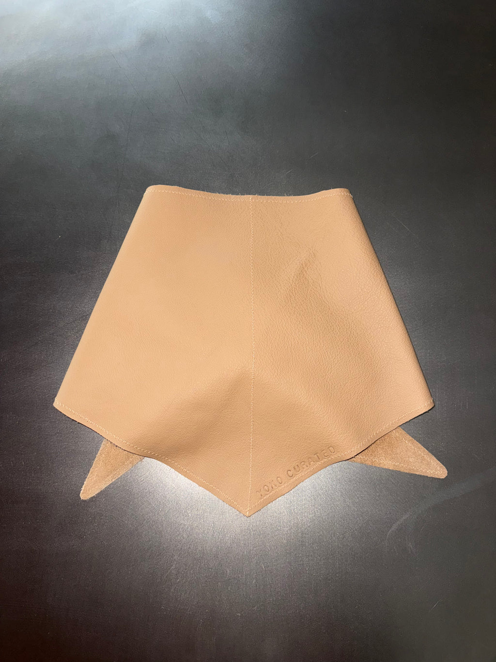 OAT LEATHER SCARF