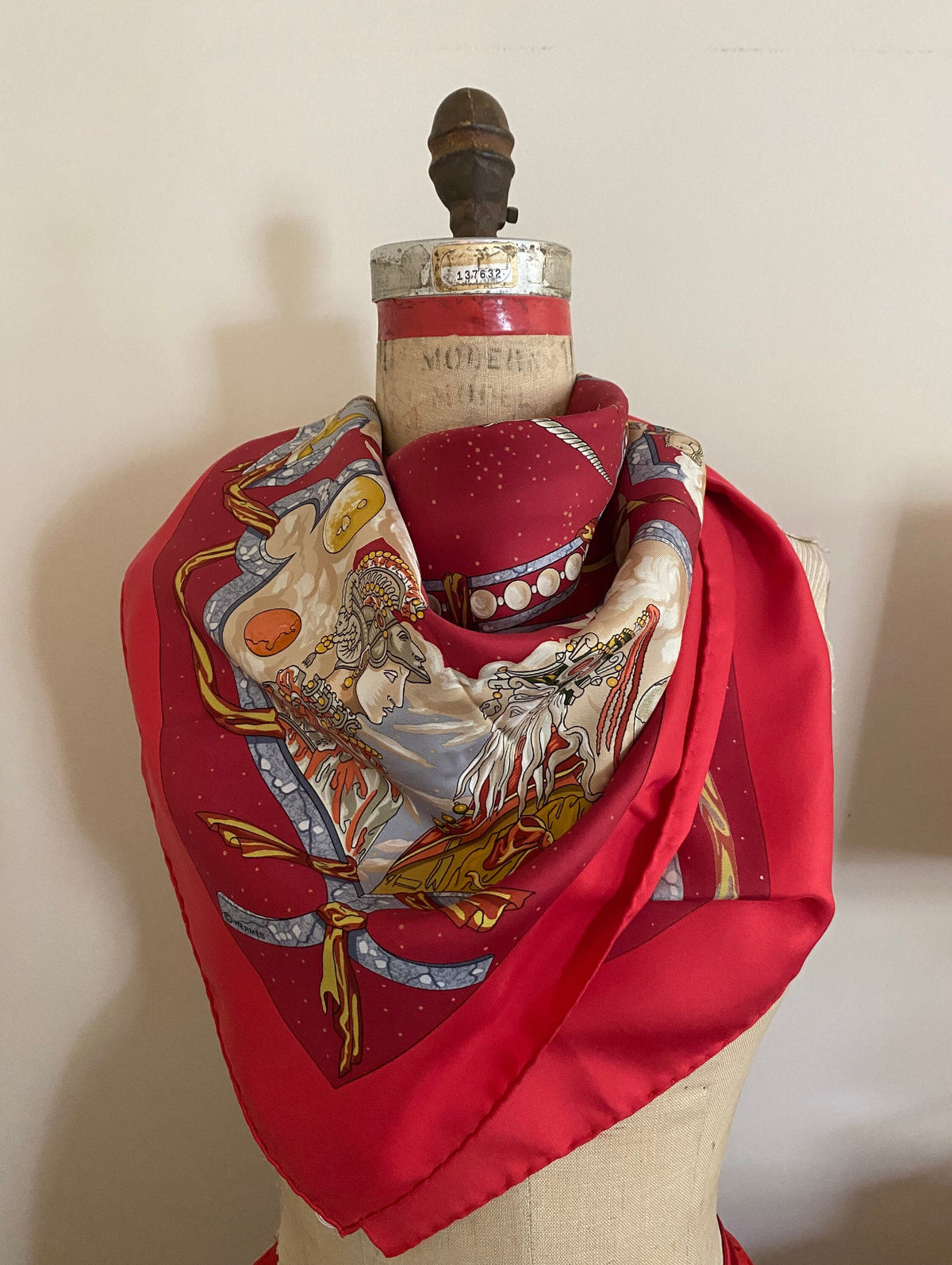 HERMES SILK SCARF