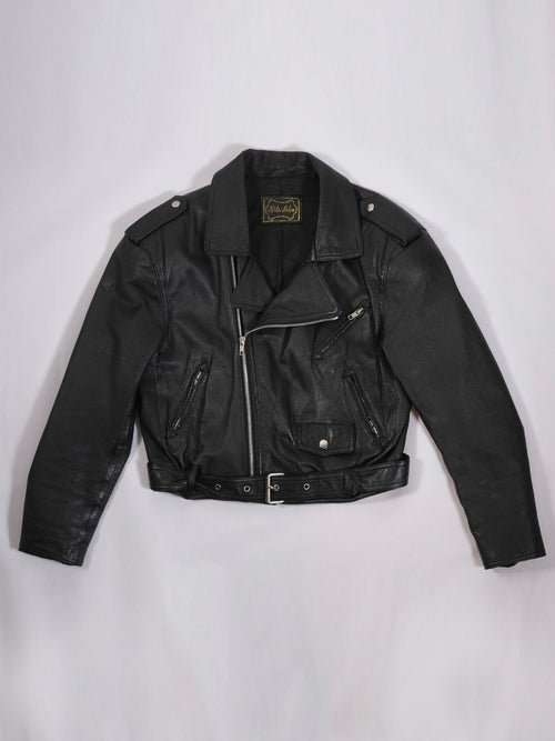 80S LEATHER MOTO JACKET
